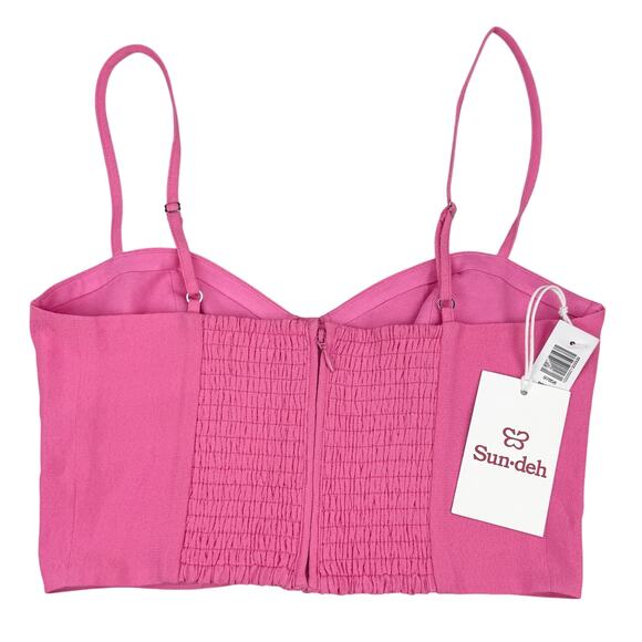 NWT SUNDAY BEST Aritzia Bonnie Bustier Camisole Size XS Soft Fuchsia - Picture 6 of 6